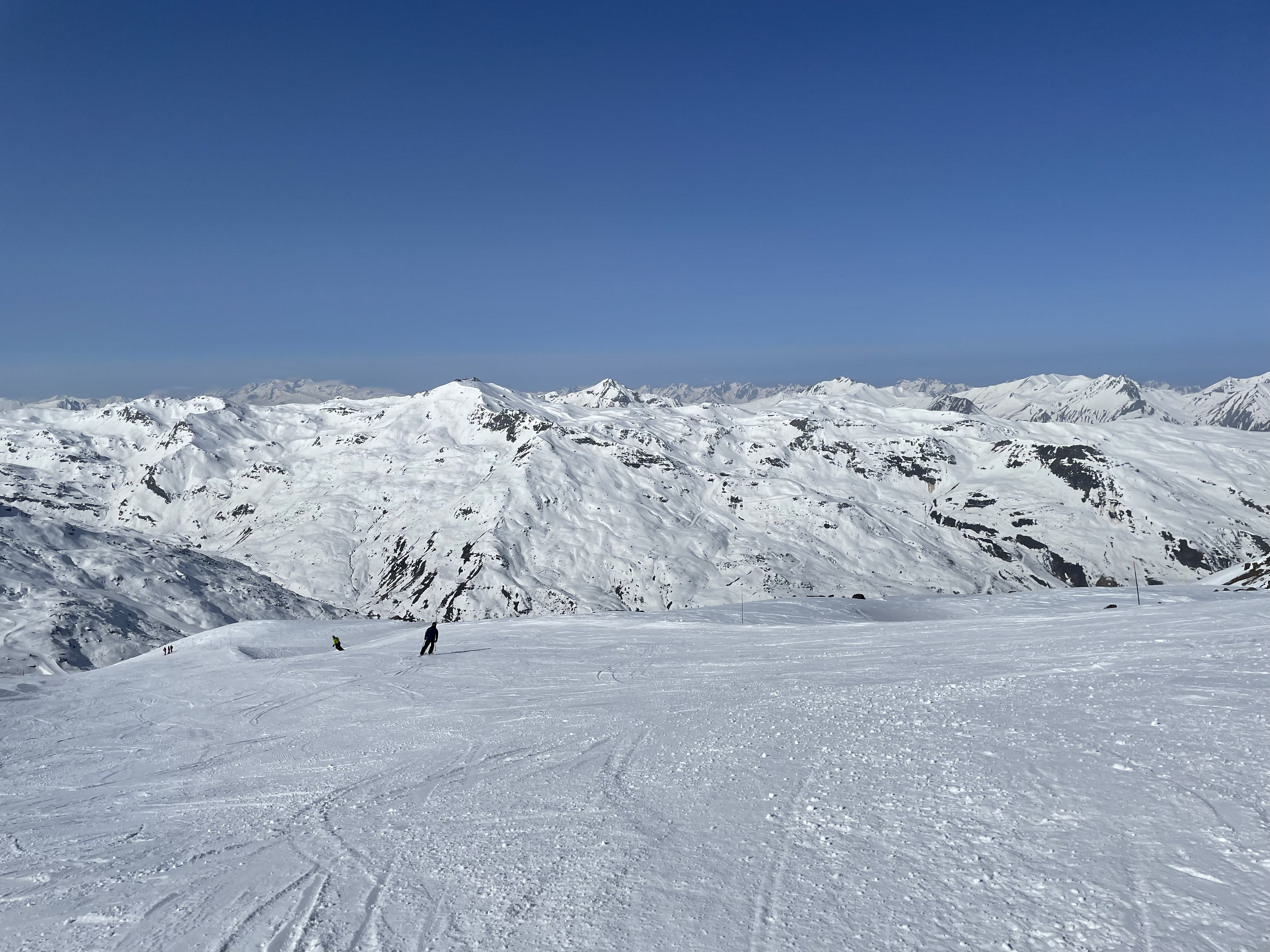 Mountains in the Val Thorens ski area
